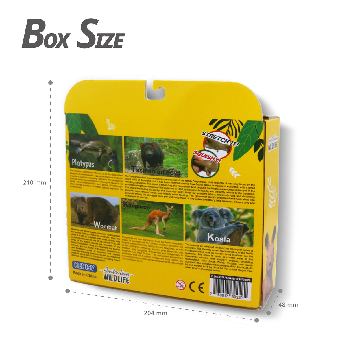 Squishy Australian Wildlife Gift Set