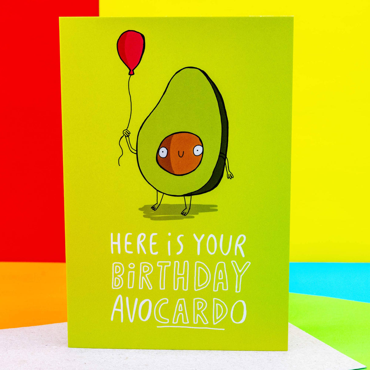 Birthday Avocado A6 Greeting Card