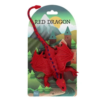 Rex London Squishy Red Dragon Micro Bead Squeezy Sensory Toy