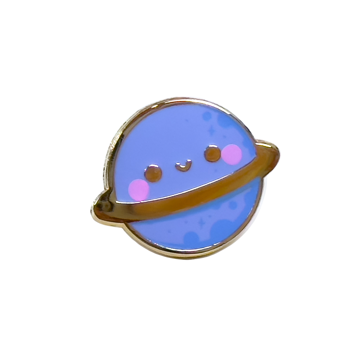 Kawaii Blue Planet Mini Enamel Pin