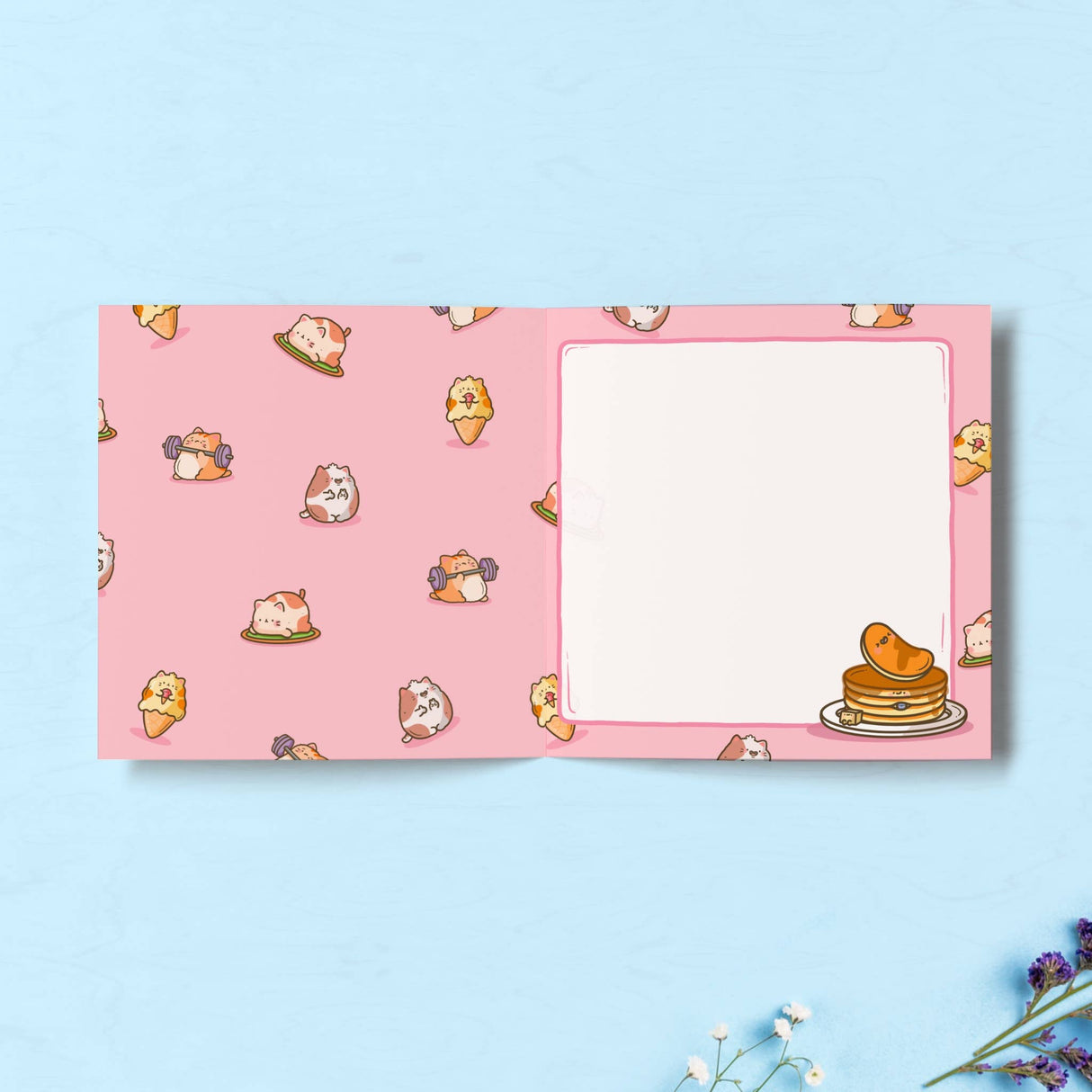 Pancake Cats Card | Birthday Card | Greeting Card