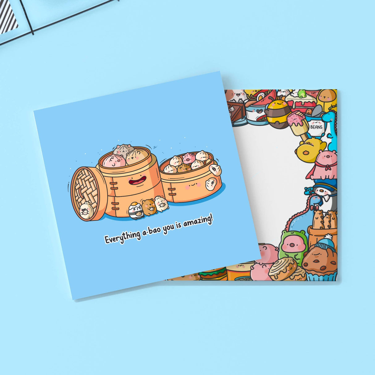 Bao Buns Card | Love Friendship Card | Greeting Card