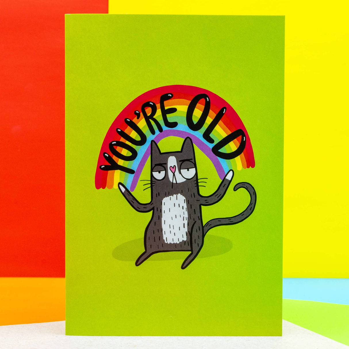You're Old A6 Greeting Card