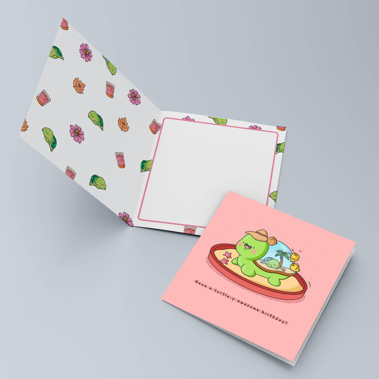 Cute Turtle Birthday Card | Cute Greetings Cards