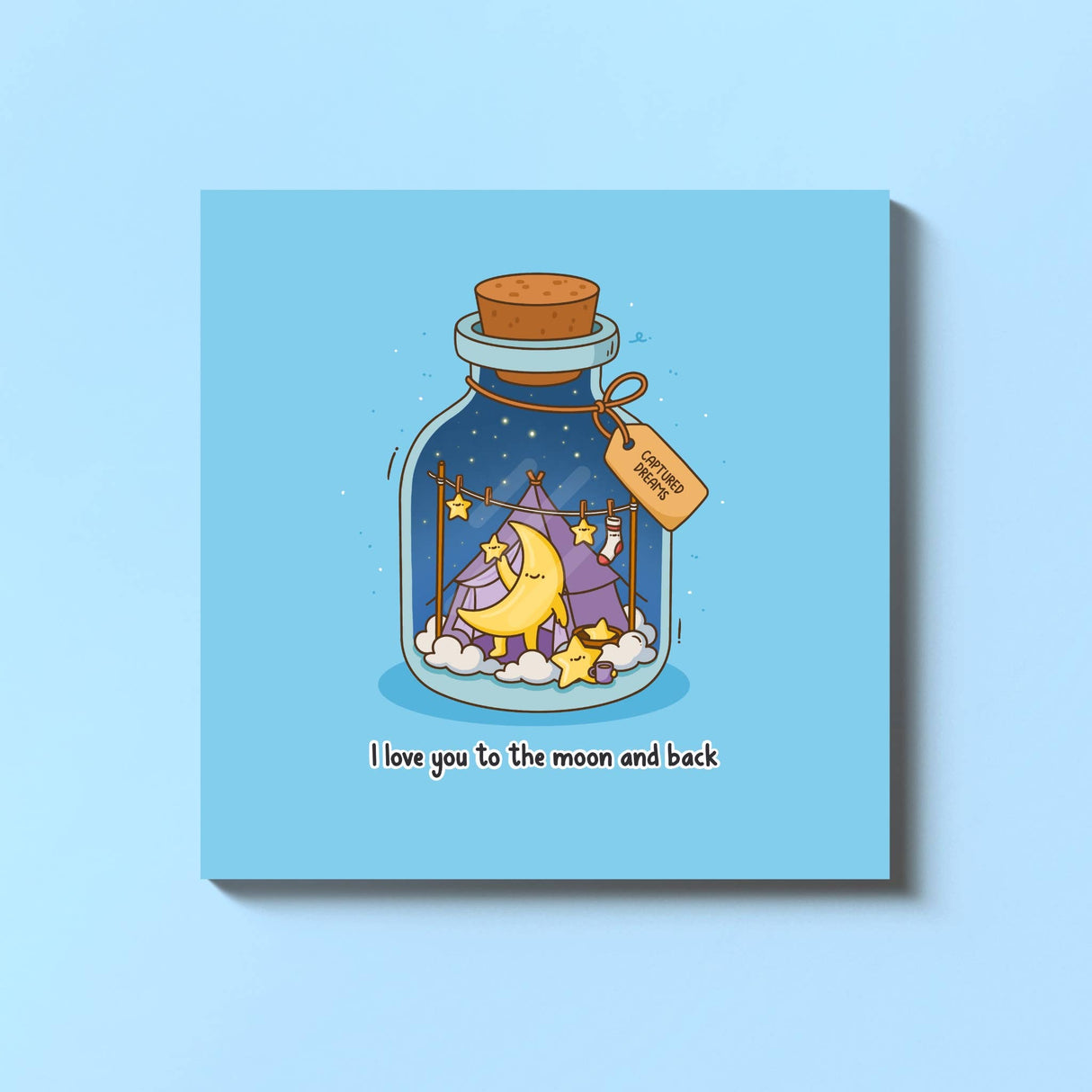 Moon Card | Love Card | Greeting Card