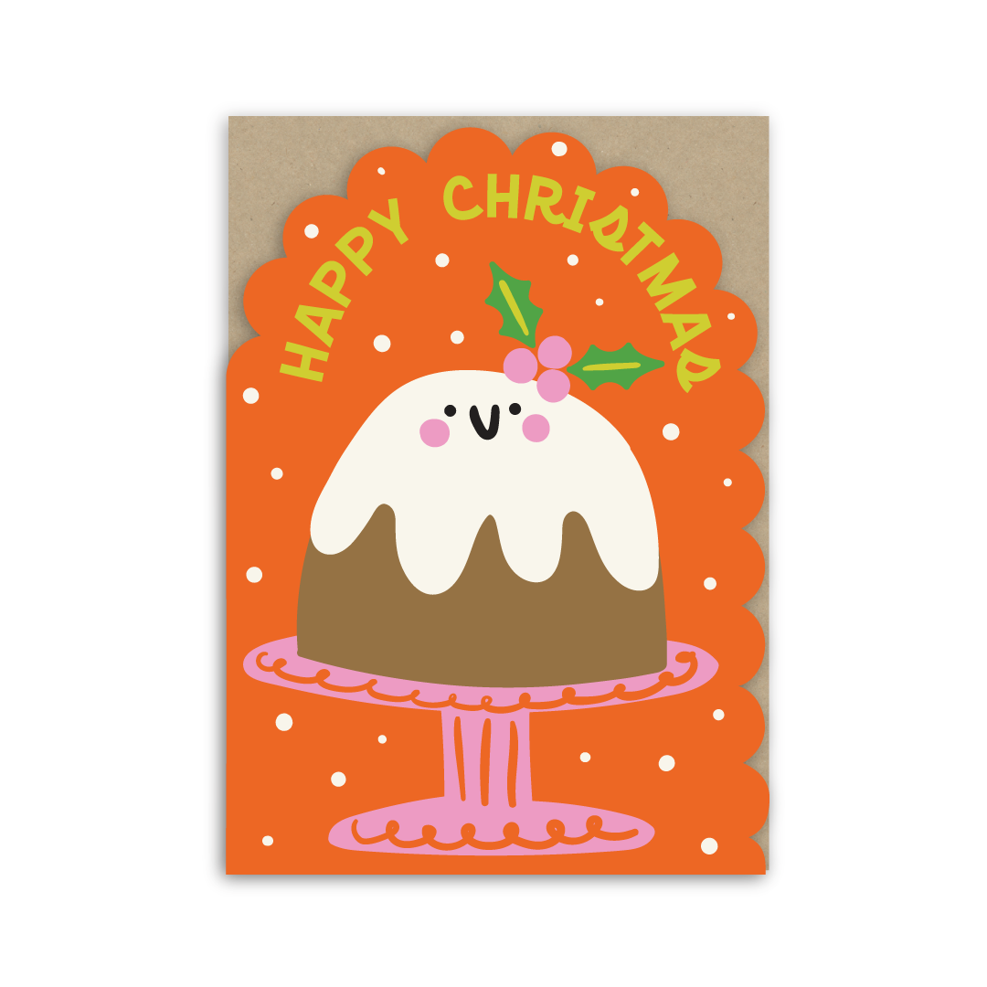 Pudding Christmas Card
