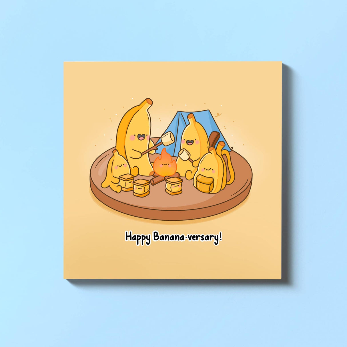 Banana Anniversary Card | Anniversary Card | Greeting Card