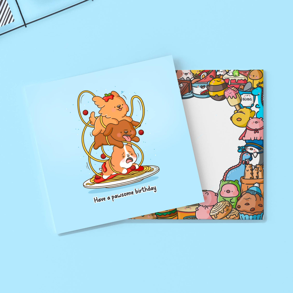 Dog Stack Card | Birthday Card | Greeting Card