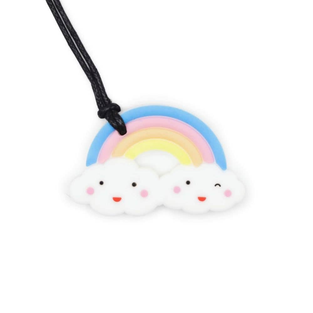 Jellystone Designs Rainbow Pendant Chewsafe Jewellery