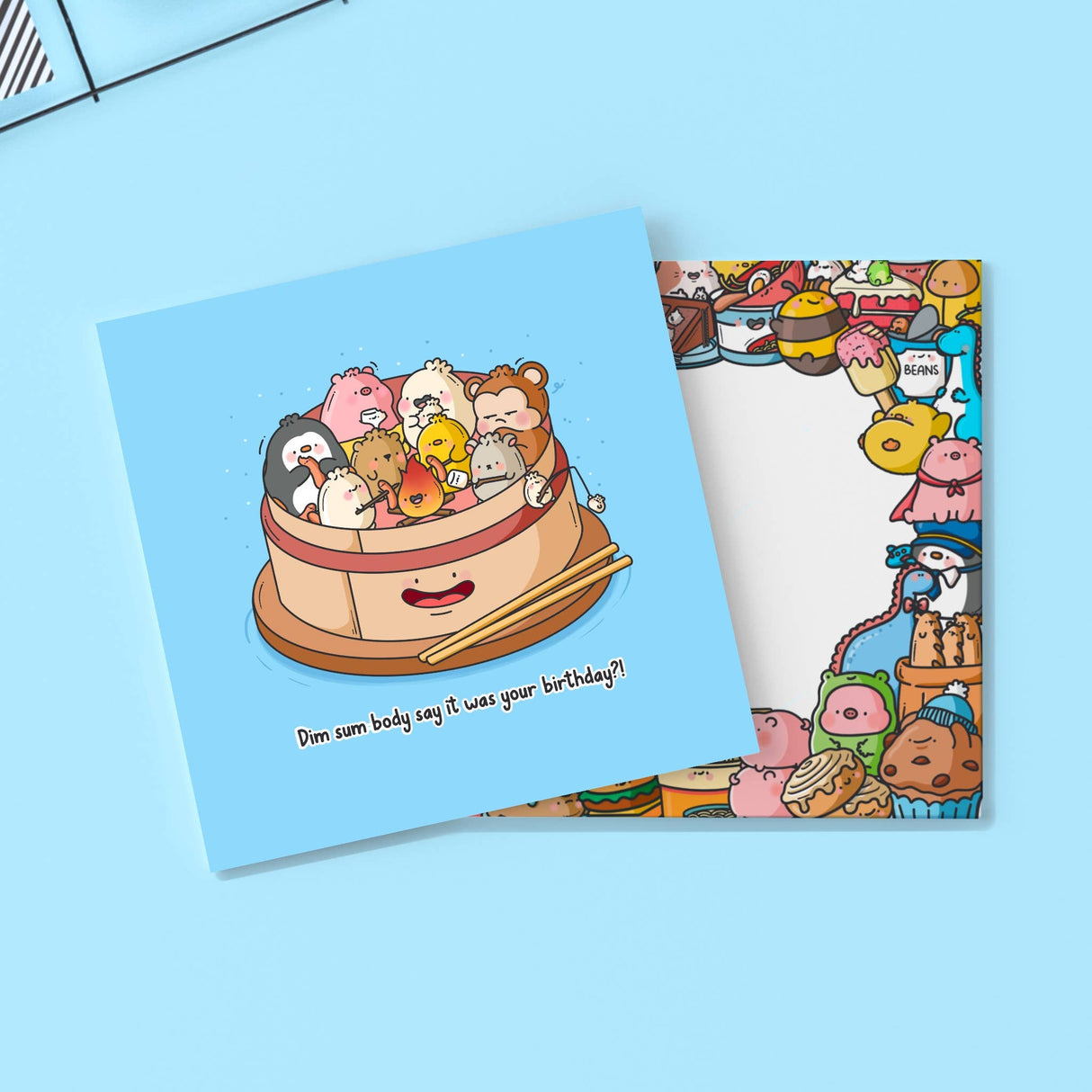 Dim Sum Campfire Card | Birthday Card | Greeting Card