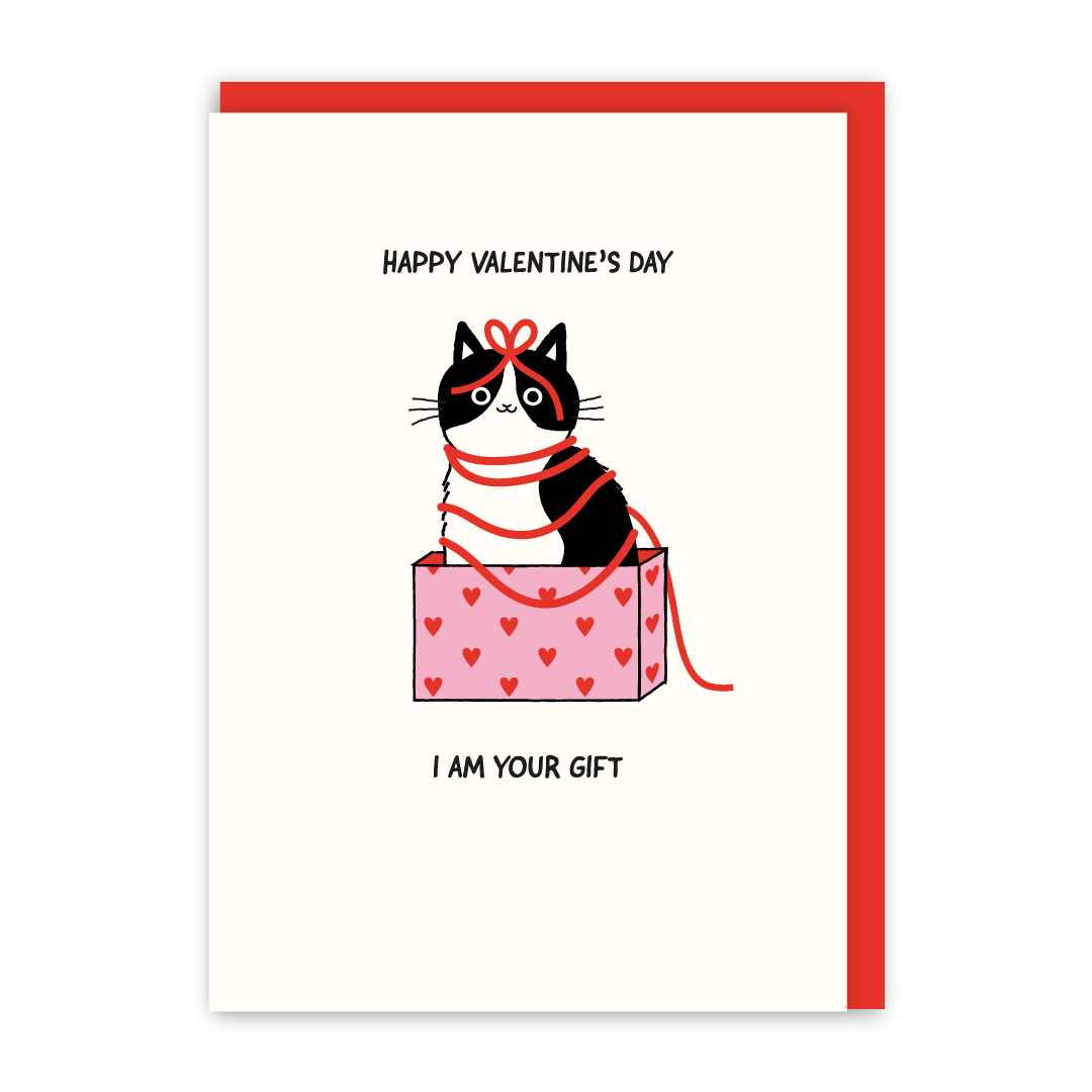 I Am Your Gift Valentine's Day Card