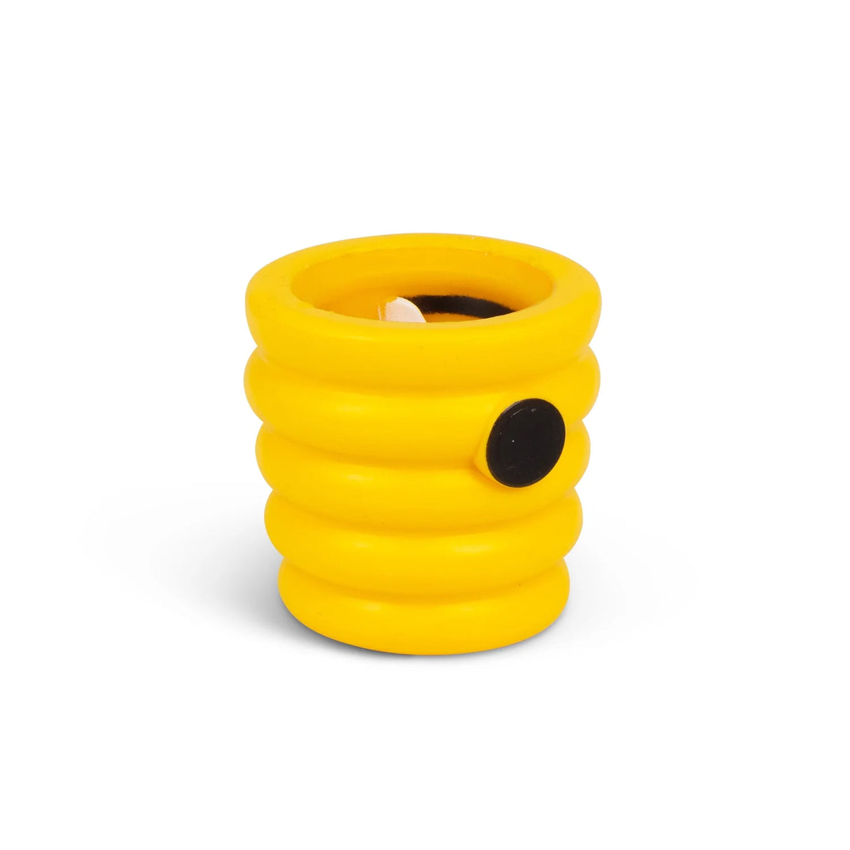 Yellow HGL Pop Up Beehive squeeze sensory fidget toy, bee inside