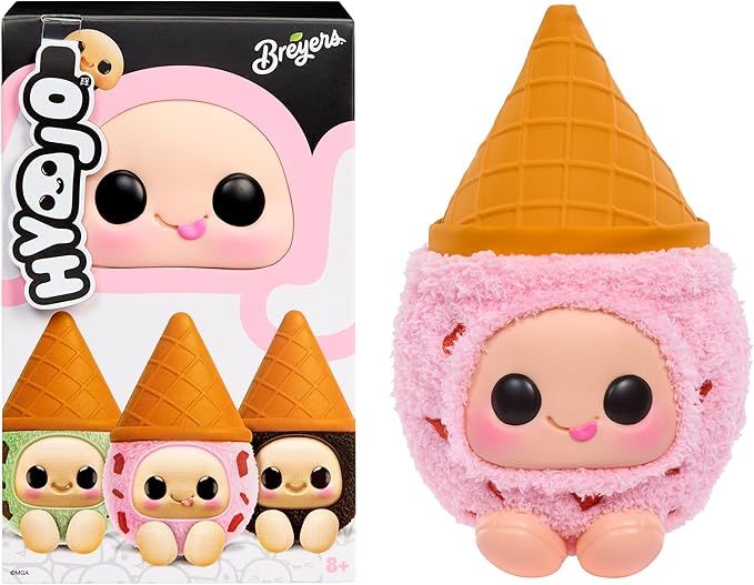 Hyojo Breyers Ice Cream mystery box packaging with strawberry variant and all three styles