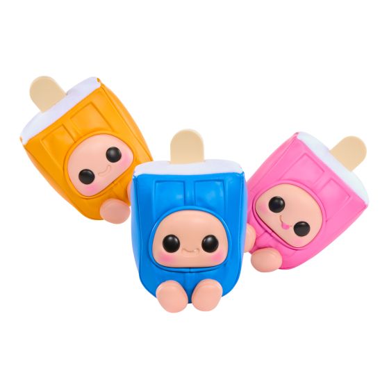 Hyojo Creamsicle collectible plush three variants: orange, blue, pink