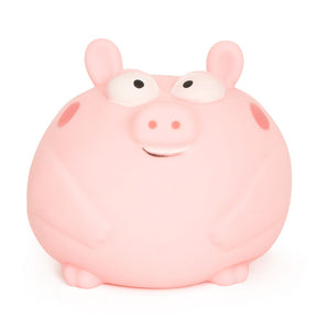 Jumbo Squishy Pig oversized slow-rise soft pink sensory stress relief fidget toy on white background