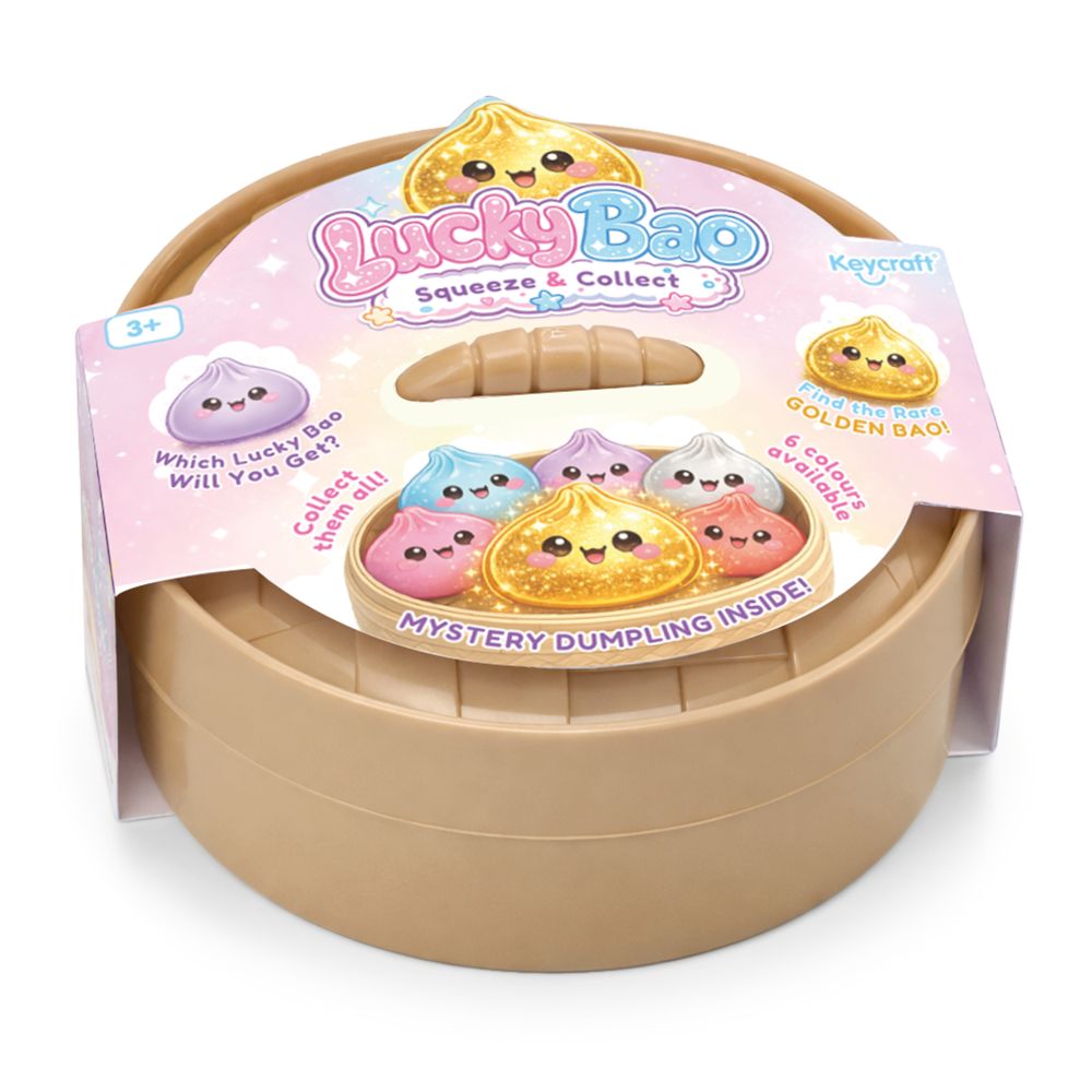 Keycraft Lucky Bao large Squeeze and Collect mystery dumpling packaging