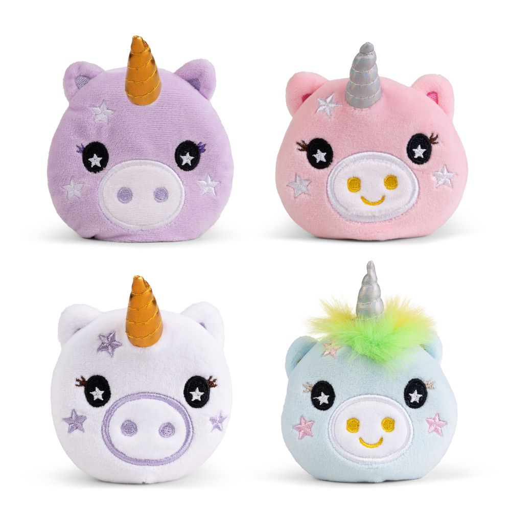 Keycraft Unicorn Sand Plush full range, purple pink white blue kawaii sensory fidget toys