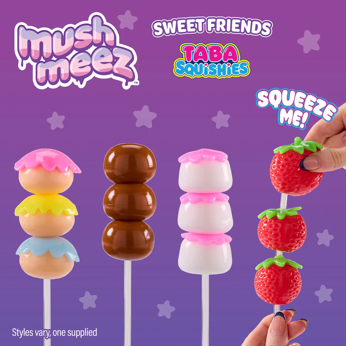 Mush Meez Sweet Friends Taba Squishies squishy sensory fidget toys, all styles