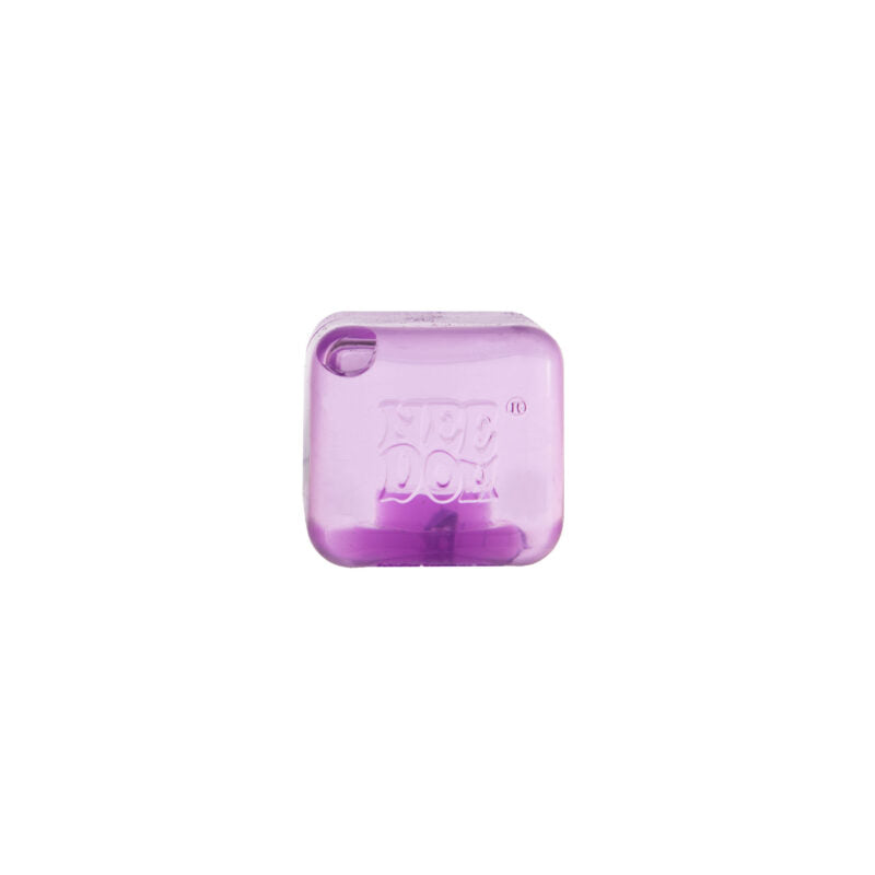 Purple NeeDoh Nice Ice Baby translucent squishy sensory cube