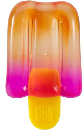 Nee Doh Nice-Sicle squishy popsicle fidget toy, orange pink ombre sensory toy