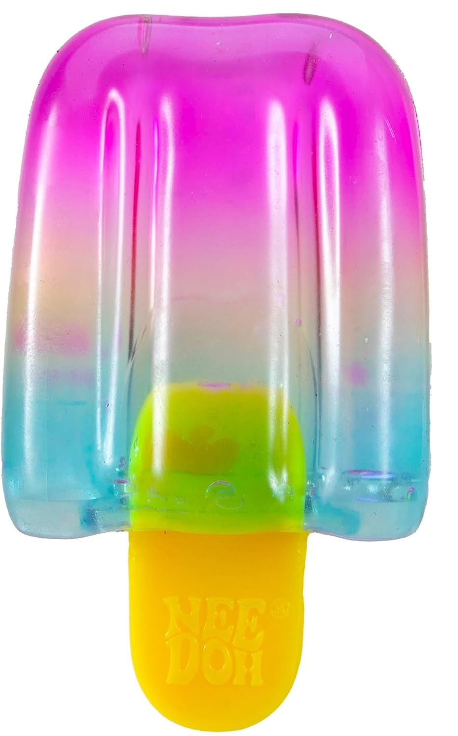Nee Doh Nice-Sicle squishy popsicle fidget toy, pink blue teal ombre