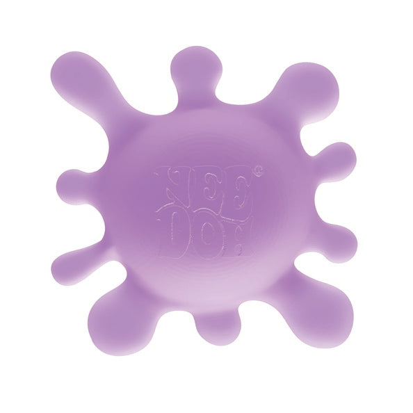 Purple NeeDoh Sploot Splat on white background