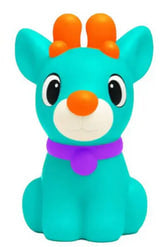 Nee Doh Squisher the Reindoh teal squishy reindeer sensory fidget toy