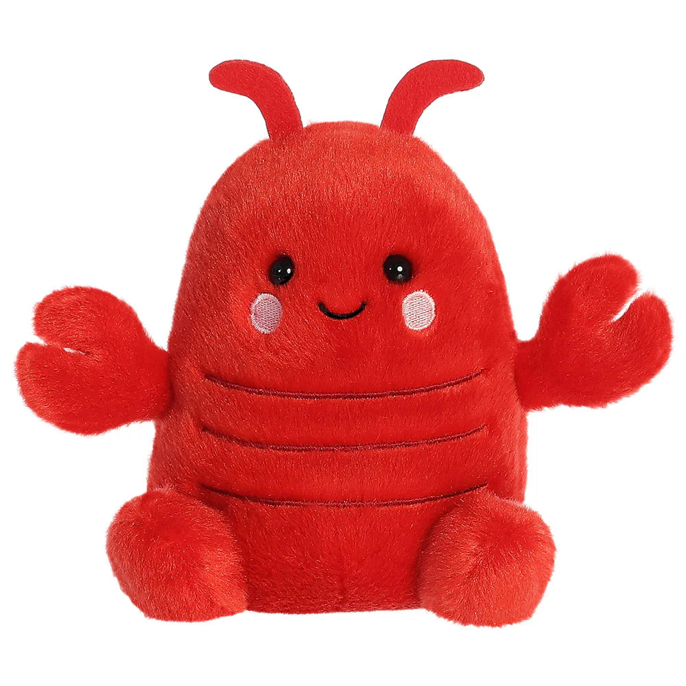Palm Pals Clawford Lobster mini plush with bold red body and outstretched claws