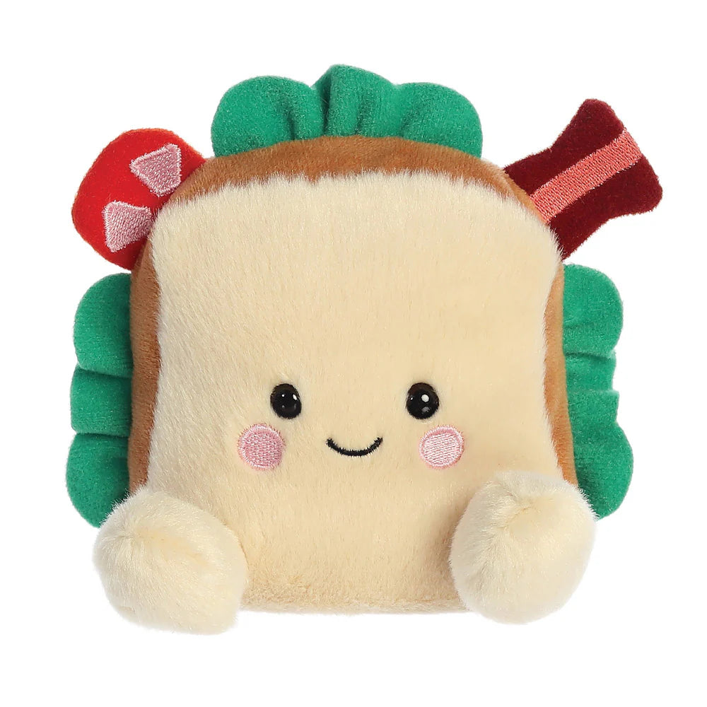 Aurora Palm Pals Tomás BLT sandwich beige green red plush collectible