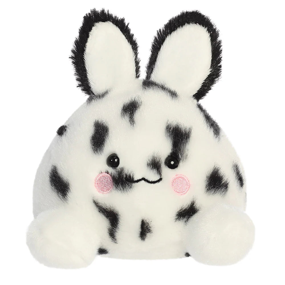 Palm Pals Usagi Sea Bunny mini plush with white body and black spotted pattern