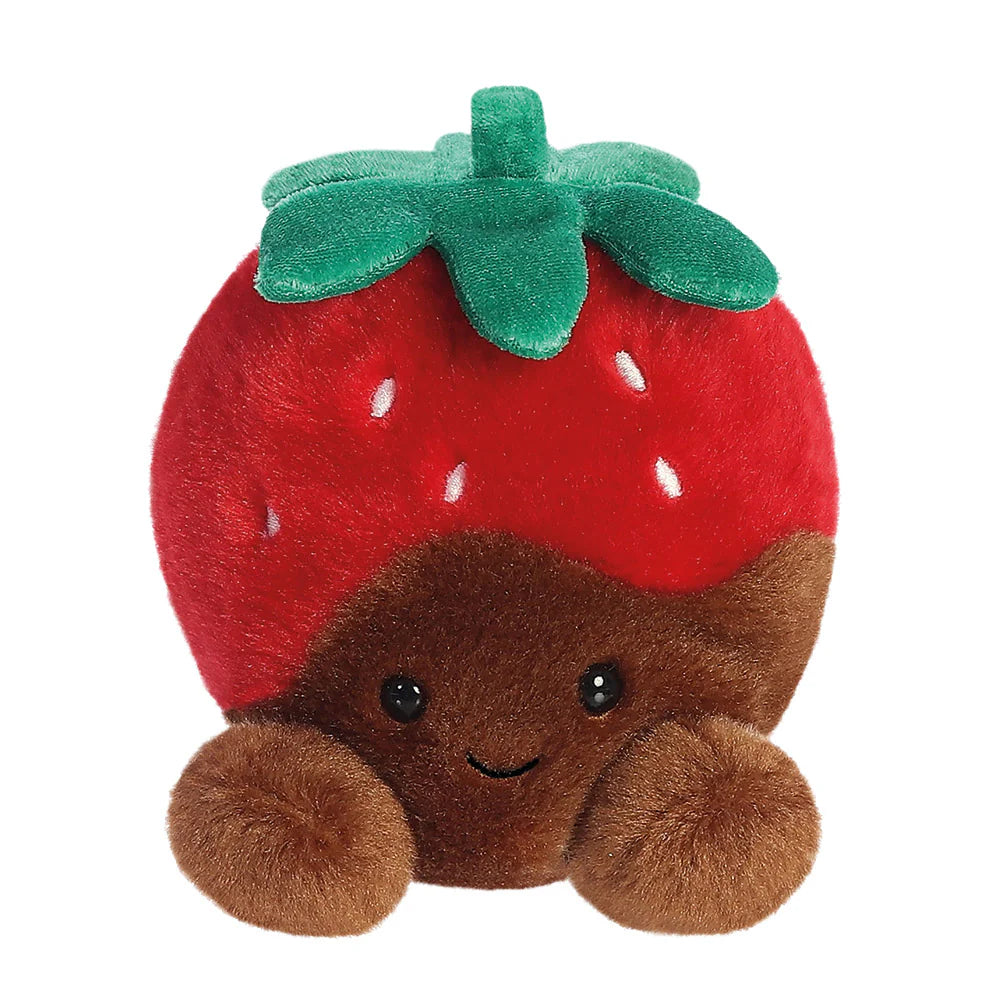Aurora Palm Pals Valentino Chocolate Strawberry red brown plush collectible