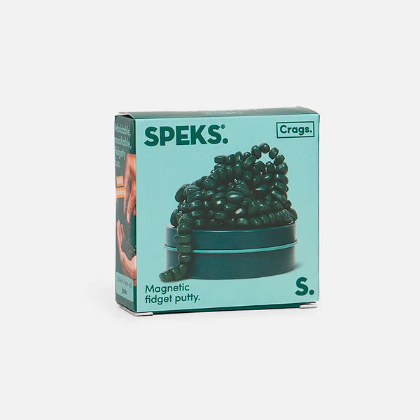 Speks Crags Jade small magnetic fidget putty packaging, sensory desk toy