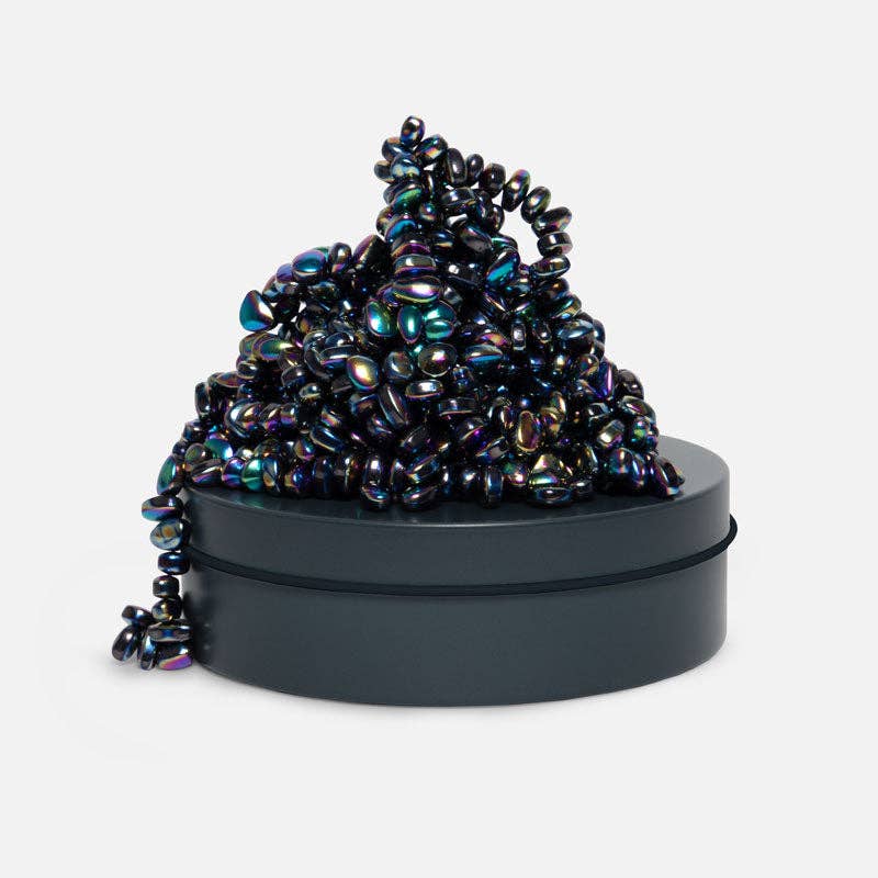 Speks Crags Oil Slick iridescent magnetic fidget putty tin