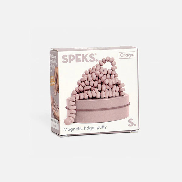 Speks Crags rose small magnetic fidget putty packaging, sensory desk toy