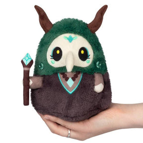 Squishable Alter Egos Plague Doctor Forest Queen plush, green and brown, held in hand