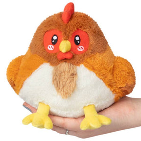 Squishable Snugglemi Snackers Hen brown orange mini plush toy front