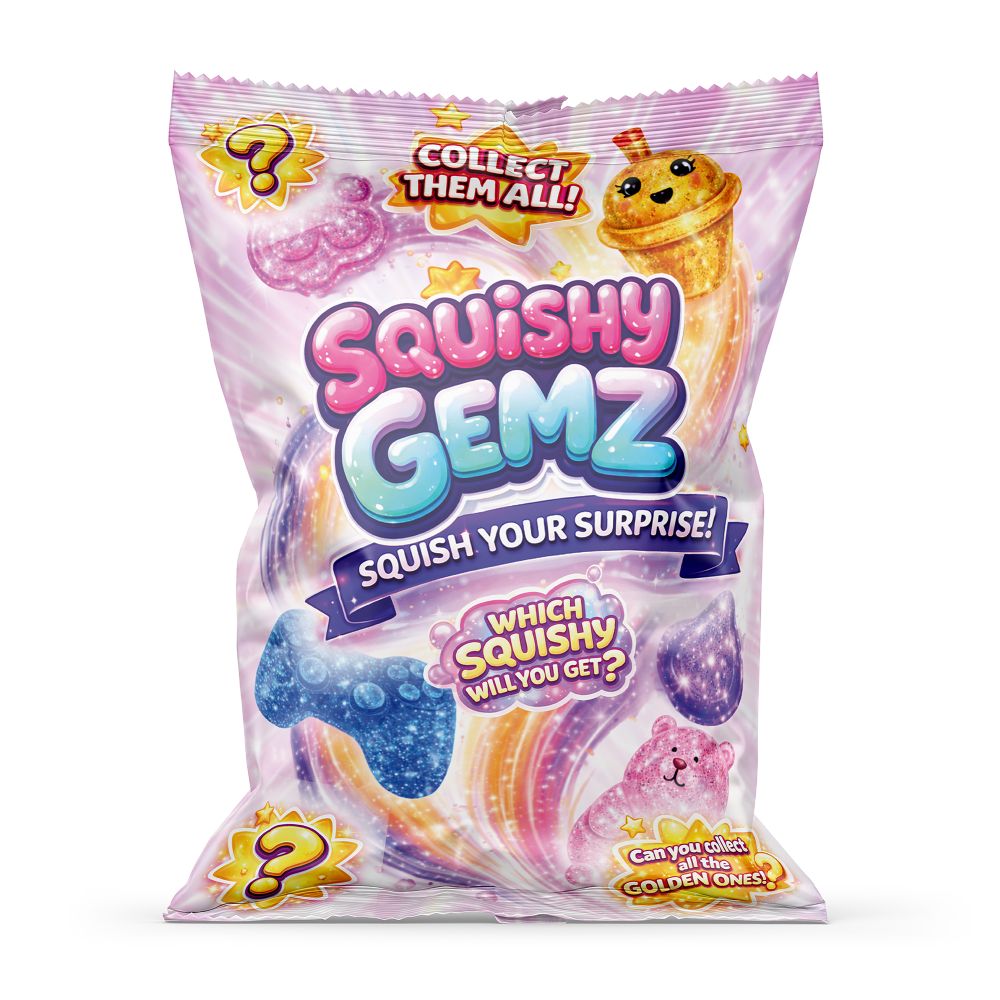 Squishy Gemz blind bag surprise sensory toy collectible packaging