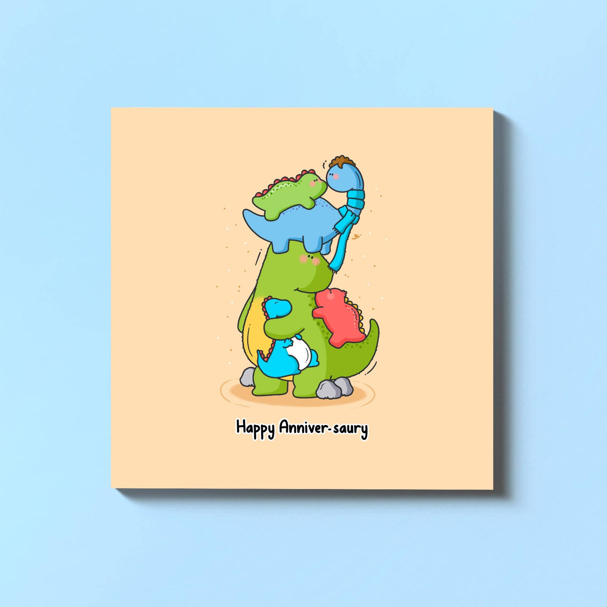 Dinosaur Anniversary Card | Greeting Card