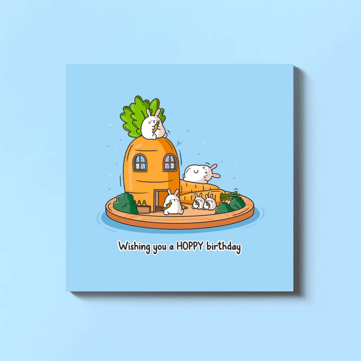 Bunny Rabbit Card | Birthday Card | Greeting Card