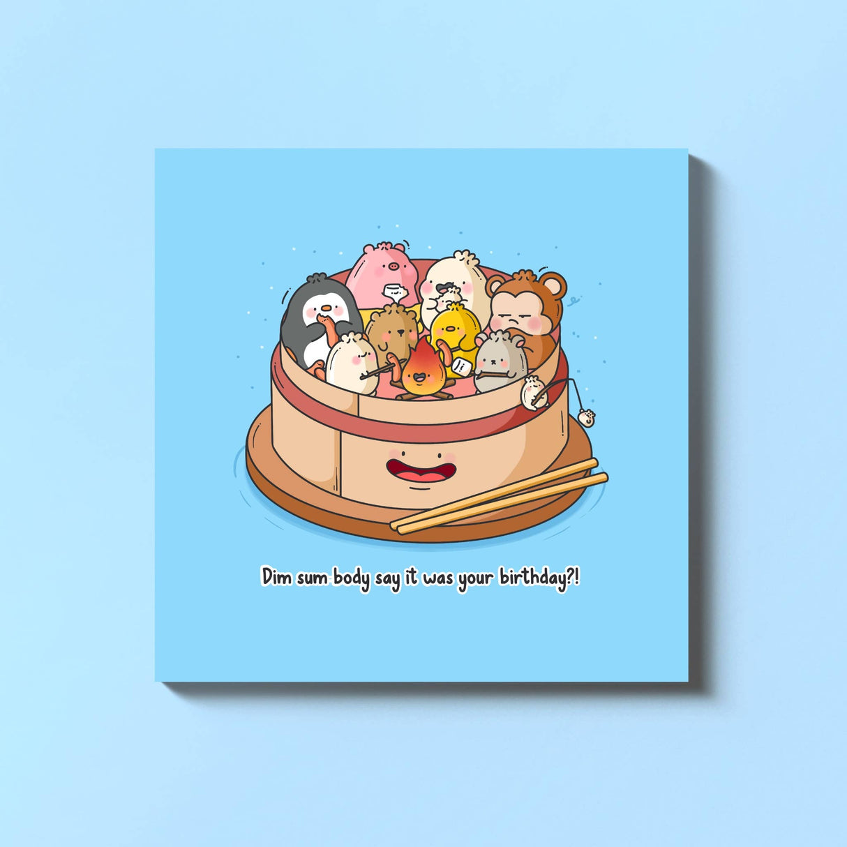 Dim Sum Campfire Card | Birthday Card | Greeting Card