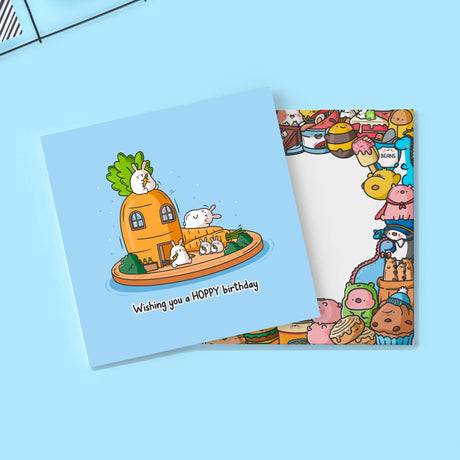 Bunny Rabbit Card | Birthday Card | Greeting Card