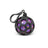 Close-up of purple scrunchems glitter squishy ball showing tactile gel texture