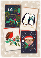 Merry Christmas Robin Card