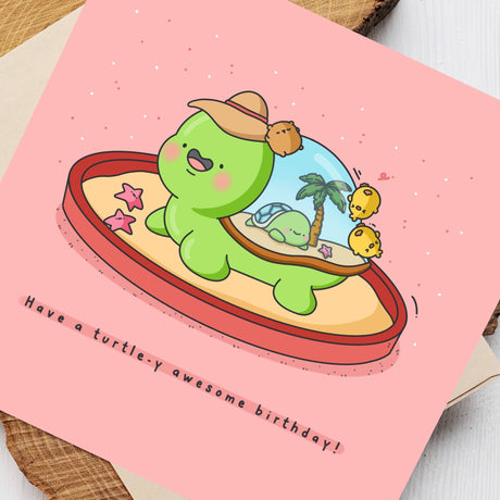 Cute Turtle Birthday Card | Cute Greetings Cards