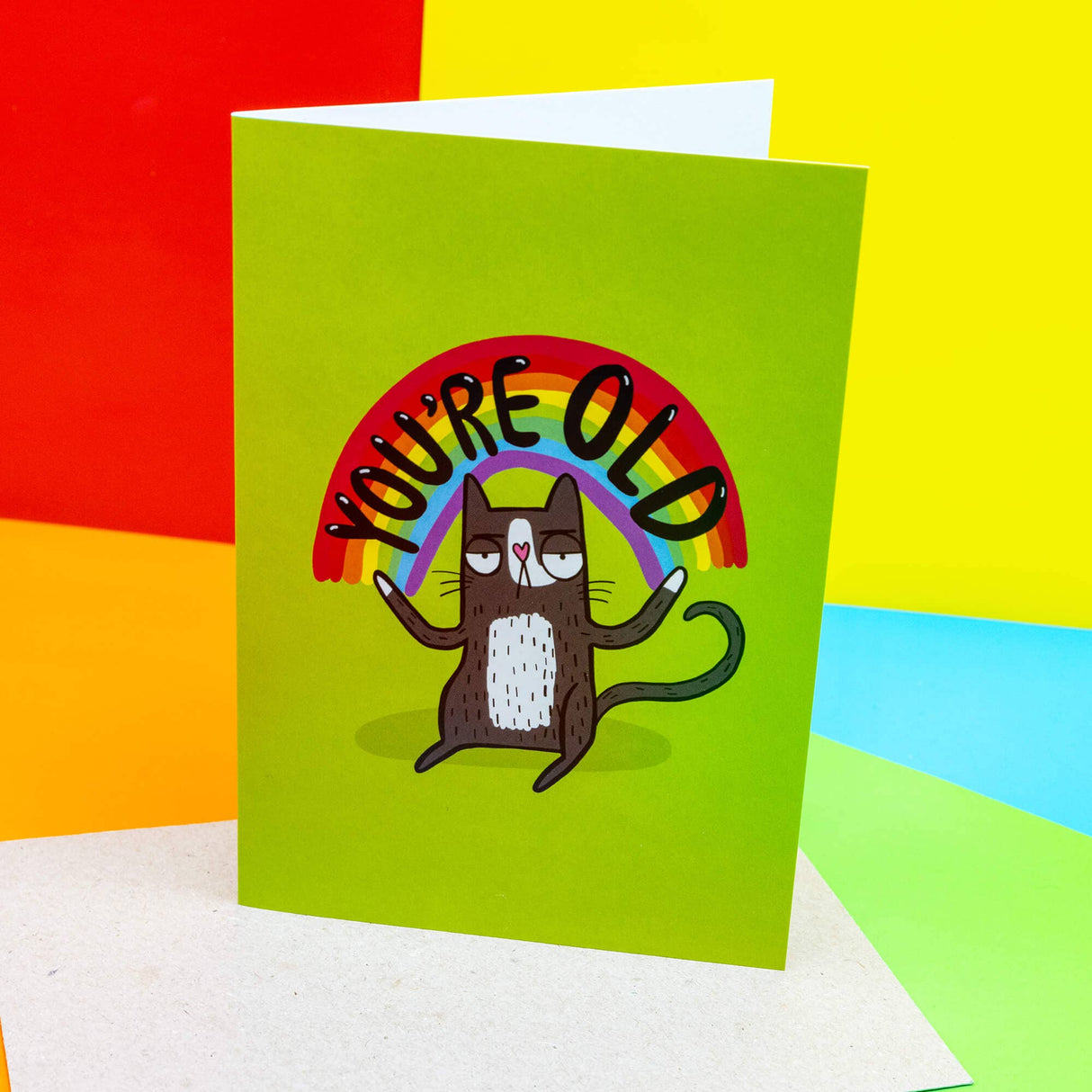 You're Old A6 Greeting Card