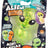Green glitter Mini Martian squeeze toy in Alien Invasion space-themed polybag packaging