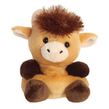 Aurora Palm Pals Hubert Highland Cow tan brown plush collectible soft toy