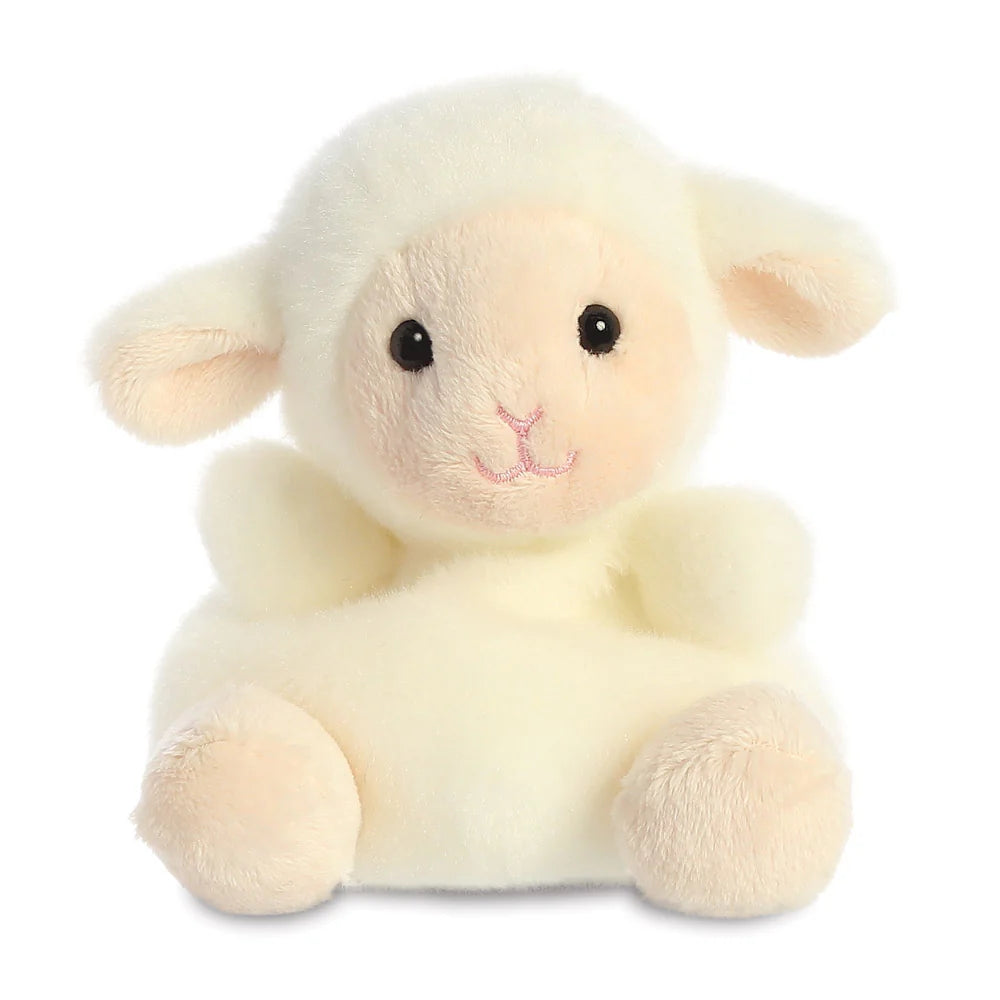 Aurora Palm Pals Woolly Lamb cream white plush collectible soft toy