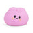 Magenta Big Squij Dumpling squishy toy with a smiling face, standing alone