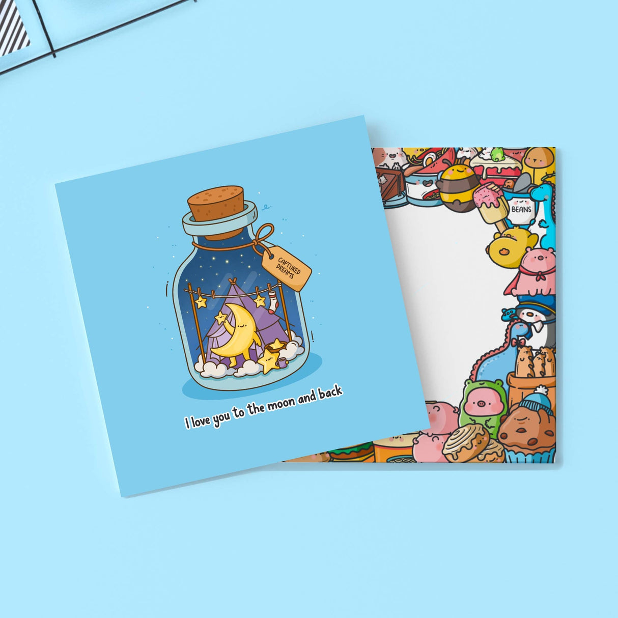 Moon Card  | Love Card | Greeting Card